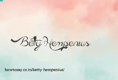 Betty Hempenius