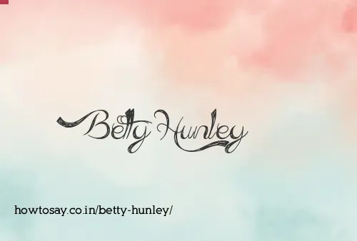 Betty Hunley