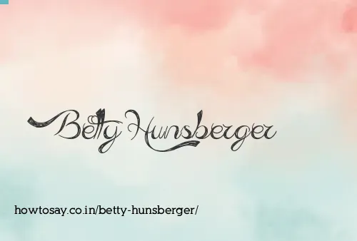 Betty Hunsberger