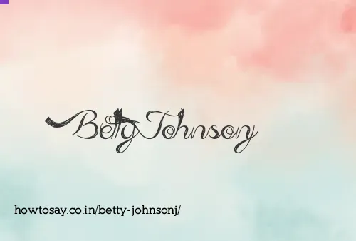 Betty Johnsonj
