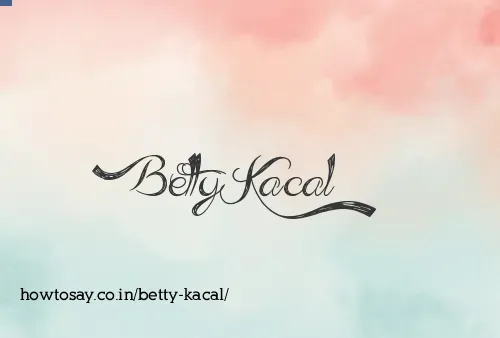 Betty Kacal
