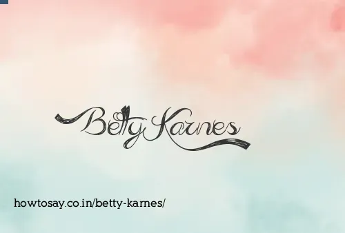 Betty Karnes