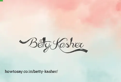 Betty Kasher