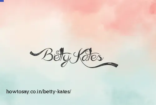 Betty Kates