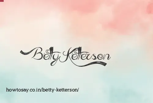 Betty Ketterson