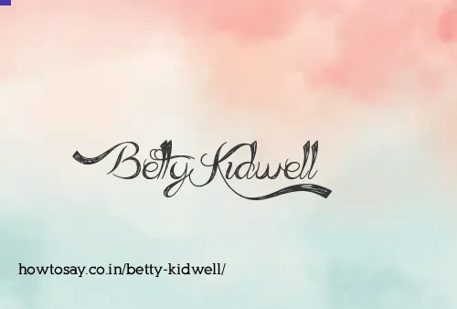 Betty Kidwell