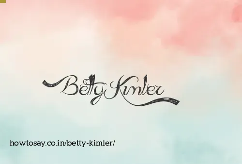 Betty Kimler