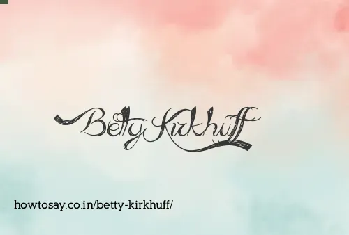 Betty Kirkhuff