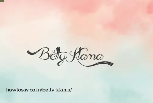 Betty Klama