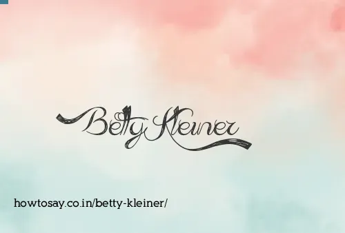 Betty Kleiner