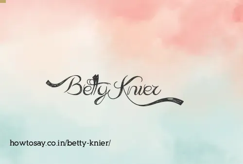 Betty Knier
