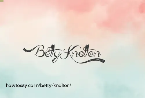 Betty Knolton