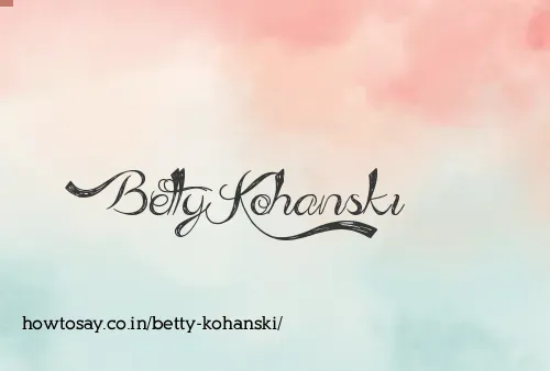 Betty Kohanski