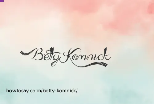 Betty Komnick