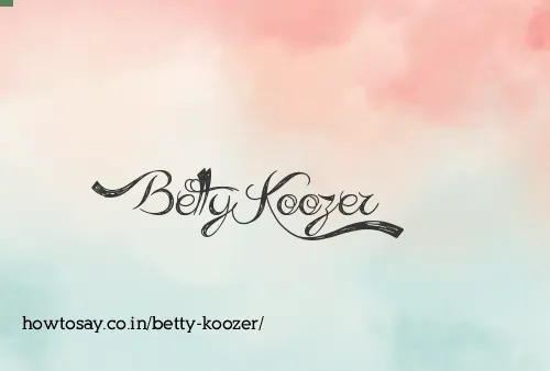 Betty Koozer