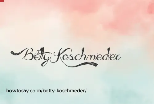 Betty Koschmeder