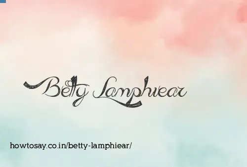 Betty Lamphiear