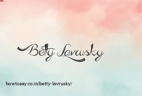 Betty Lavrusky