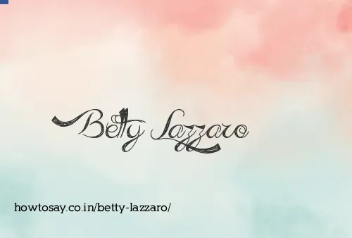 Betty Lazzaro
