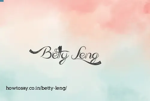 Betty Leng