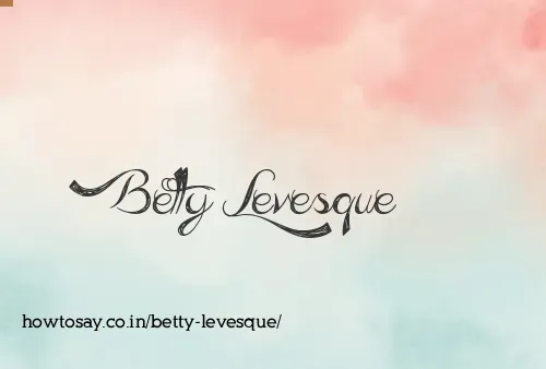 Betty Levesque