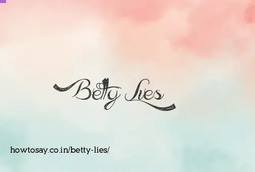 Betty Lies