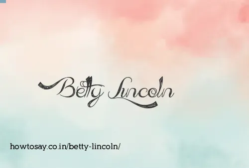 Betty Lincoln