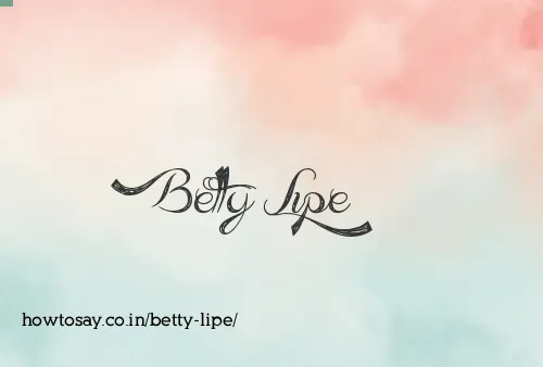 Betty Lipe