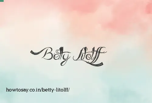 Betty Litolff