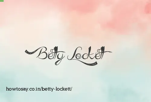 Betty Lockett