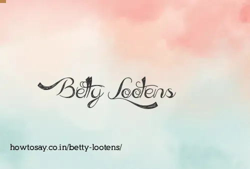 Betty Lootens