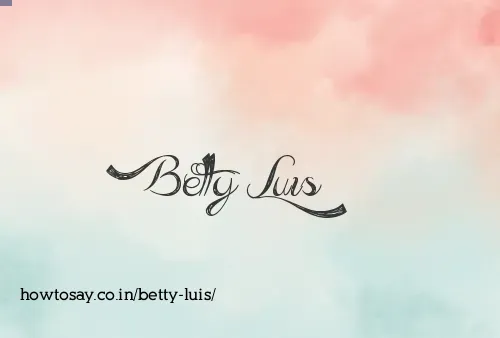Betty Luis