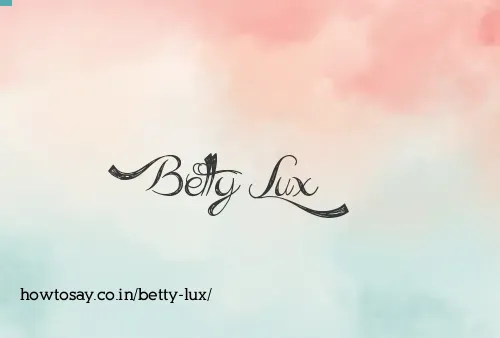 Betty Lux