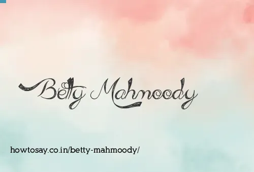 Betty Mahmoody