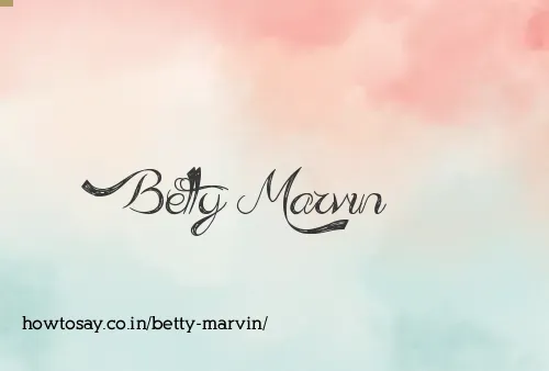 Betty Marvin