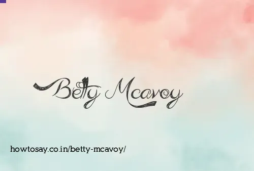 Betty Mcavoy