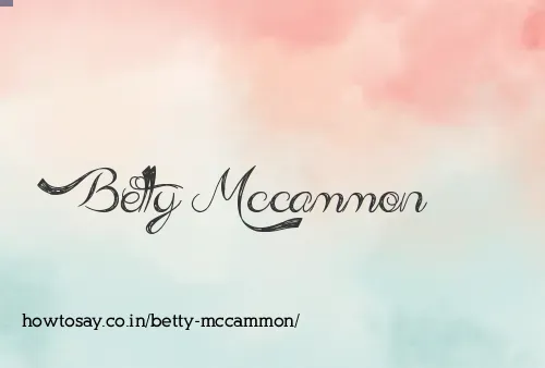 Betty Mccammon