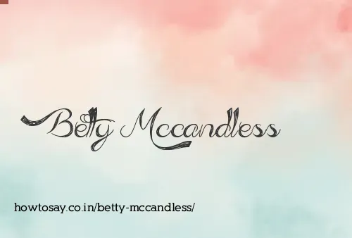 Betty Mccandless