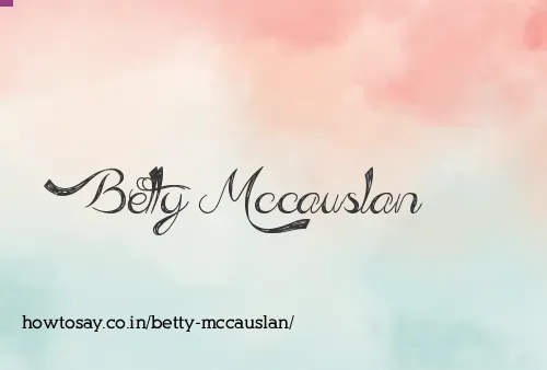 Betty Mccauslan