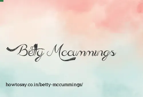 Betty Mccummings
