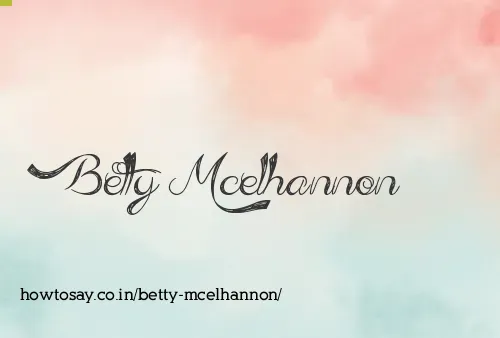 Betty Mcelhannon