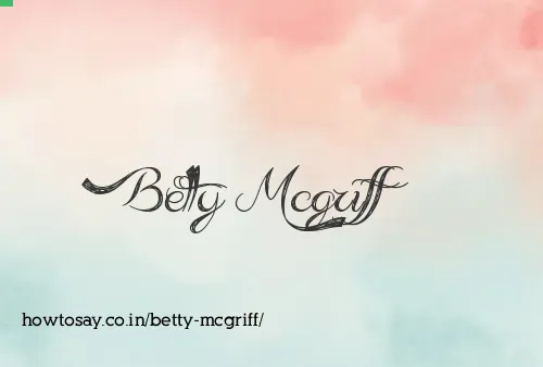 Betty Mcgriff