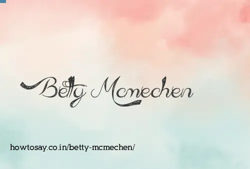 Betty Mcmechen