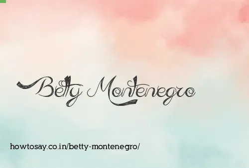 Betty Montenegro
