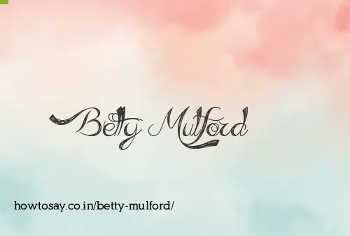 Betty Mulford