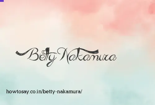 Betty Nakamura