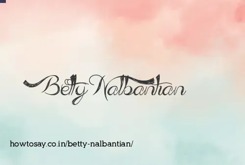 Betty Nalbantian