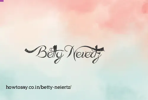 Betty Neiertz