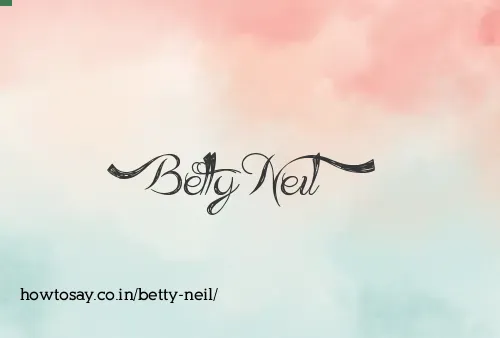 Betty Neil
