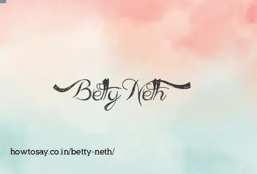 Betty Neth